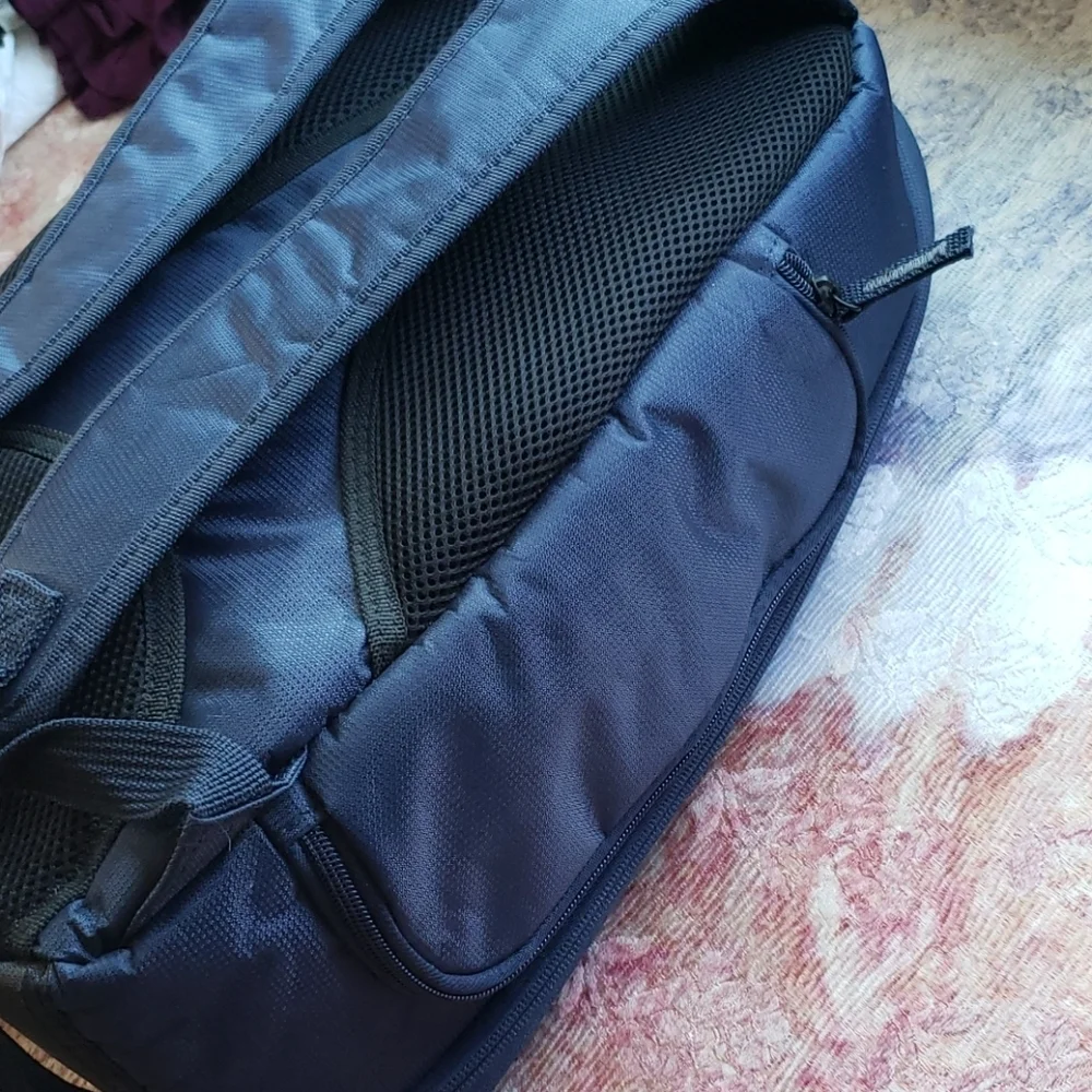 Camera and accerories blue backpack